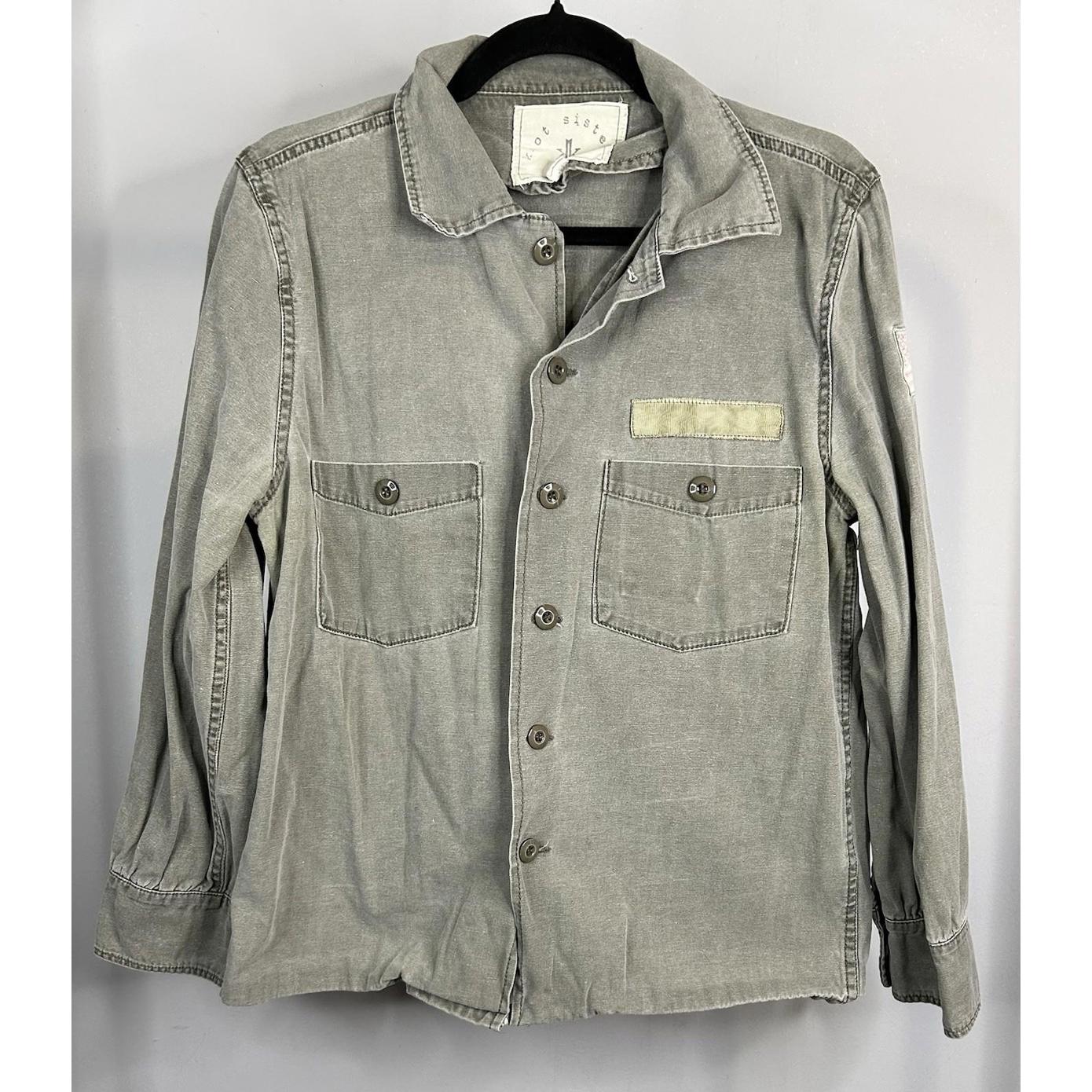 Knot Sisters Button Down Shirt Women’s Size Large